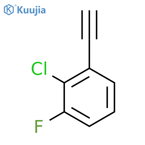 2-Chloro-1-ethynyl-3-fluorobenzene structure