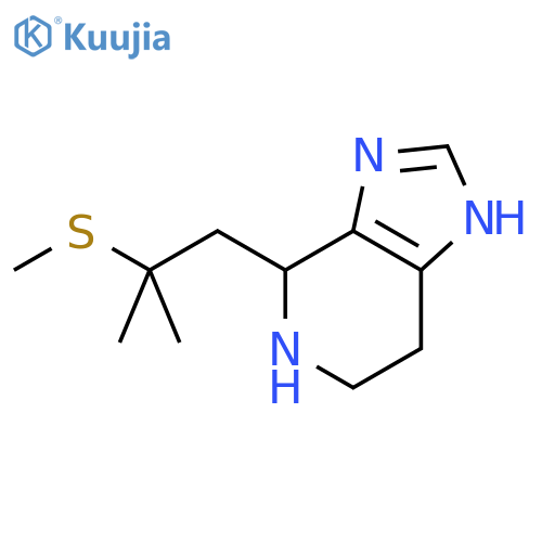4-2-methyl-2-(methylsulfanyl)propyl-3H,4H,5H,6H,7H-imidazo4,5-cpyridine structure