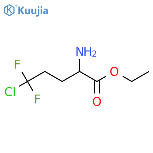 ethyl 2-amino-5-chloro-5,5-difluoropentanoate structure