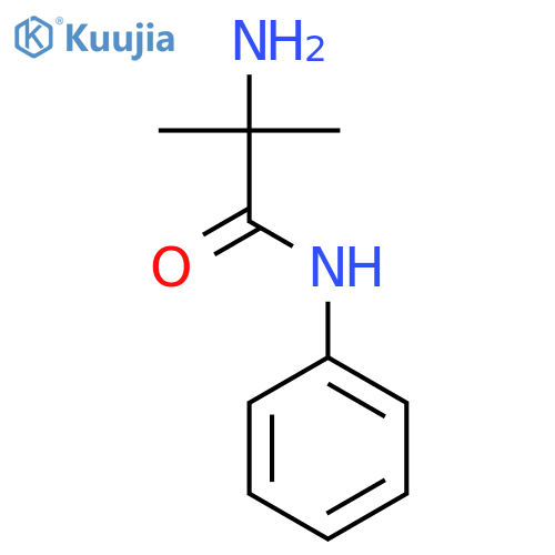 Propanamide, 2-amino-2-methyl-N-phenyl- structure