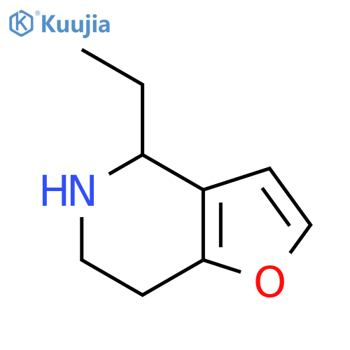 4-ethyl-4H,5H,6H,7H-furo3,2-cpyridine structure