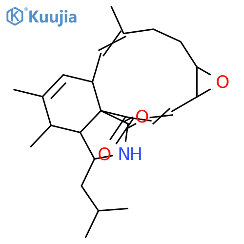 Aspochalasin C; 17,18-Dideoxy, 17,18-epoxide structure