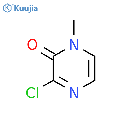 3-chloro-1-methyl-1,2-dihydropyrazin-2-one structure