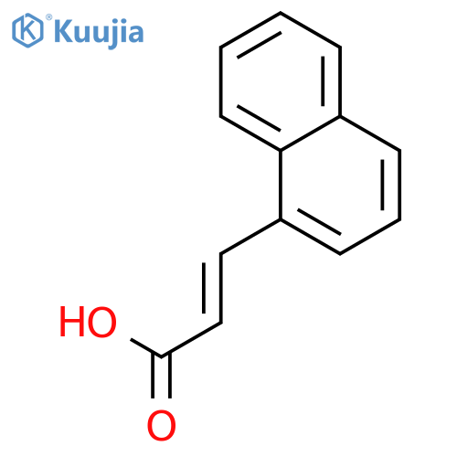 (E)-3-(Naphthalen-1-yl)acrylic acid structure