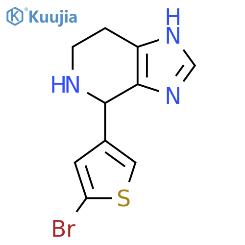 4-(5-bromothiophen-3-yl)-3H,4H,5H,6H,7H-imidazo4,5-cpyridine structure