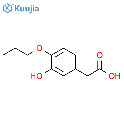 3-Hydroxy-4-propoxyphenylaceticAcid structure