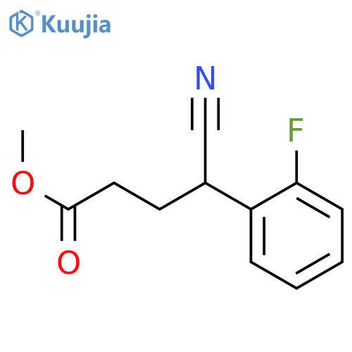 Methyl4-Cyano-4-(2-fluorophenyl)butyrate structure