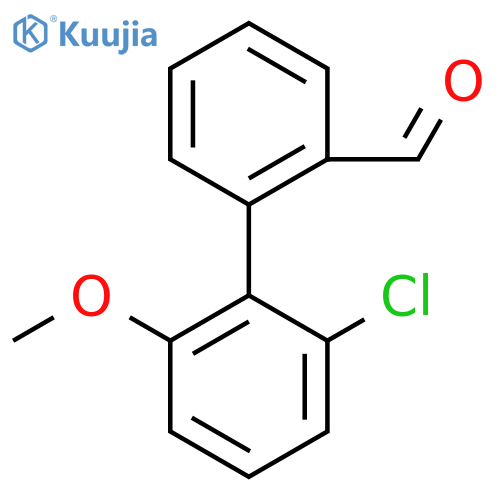 2-(2-chloro-6-methoxyphenyl)benzaldehyde structure