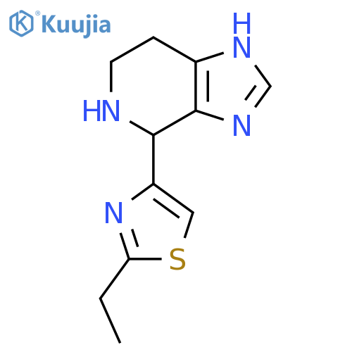 2-ethyl-4-{3H,4H,5H,6H,7H-imidazo4,5-cpyridin-4-yl}-1,3-thiazole structure