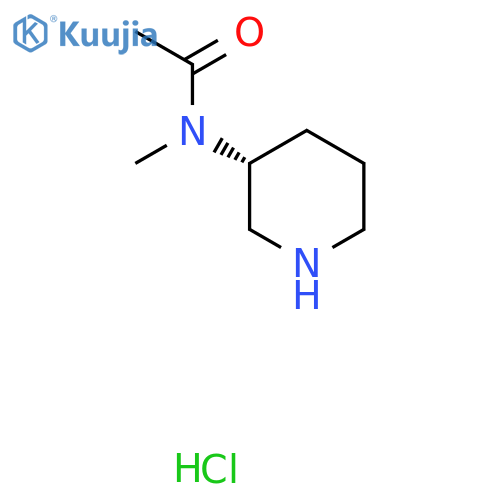 N-Methyl-N-[(3R)-piperidin-3-yl]acetamide hydrochloride structure