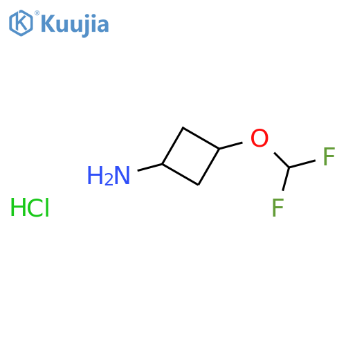 (1s,3s)-3-(difluoromethoxy)cyclobutan-1-amine hydrochloride structure