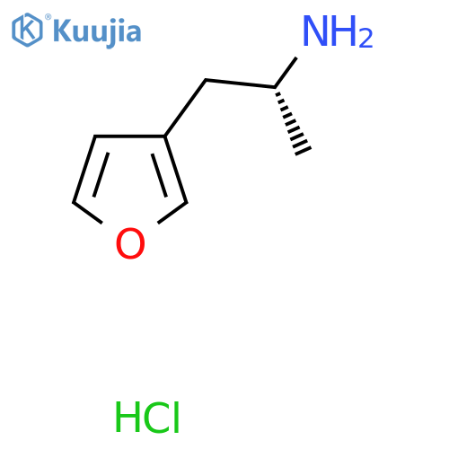 (R)-1-(Furan-3-YL)propan-2-amine hcl structure