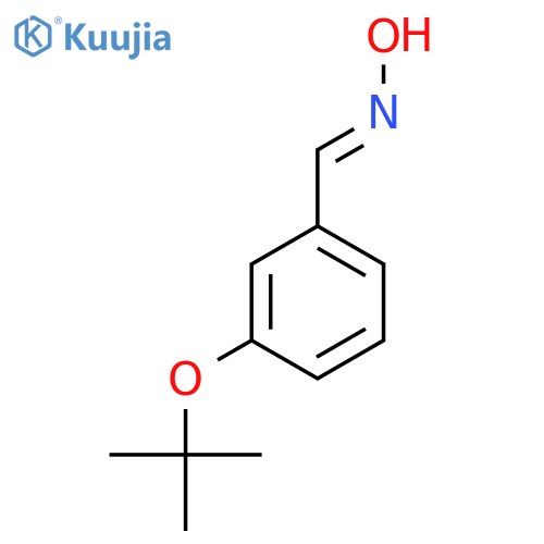 (E)-3-(tert-Butoxy)benzaldehyde oxime structure