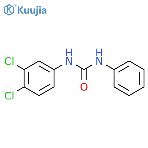 3-(3,4-dichlorophenyl)-1-phenylurea structure