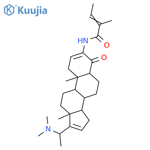 2-Butenamide, N-[(5α,20S)-20-(dimethylamino)-4-oxopregna-2,16-dien-3-yl]-2-methyl-, (2E)- structure