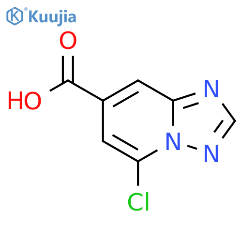 5-chloro-1,2,4triazolo1,5-apyridine-7-carboxylic acid structure