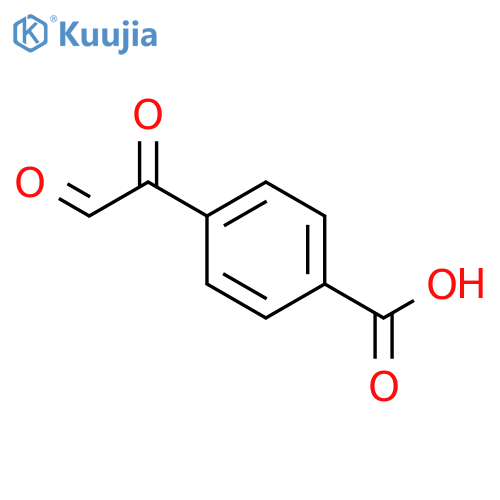 Benzoic acid,4-(2-oxoacetyl)- structure