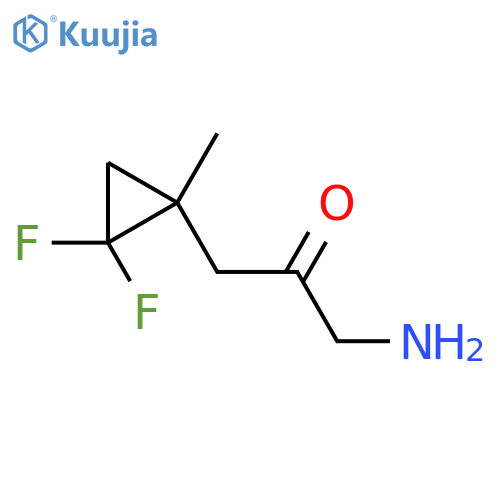 1-Amino-3-(2,2-difluoro-1-methylcyclopropyl)propan-2-one structure