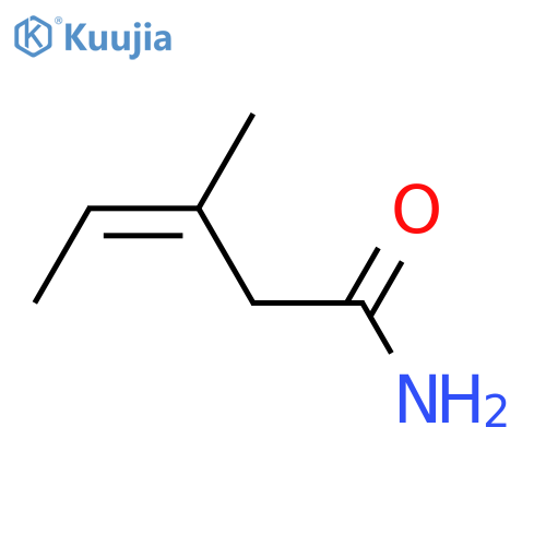 3-Methyl-3-pentenoic acid; (Z)-form, Amide structure