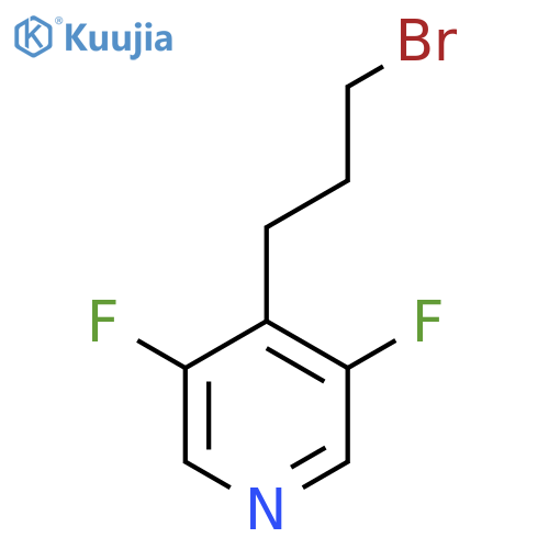 4-(3-bromopropyl)-3,5-difluoropyridine structure