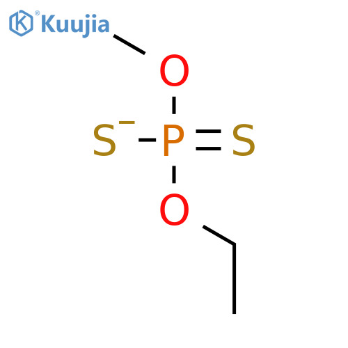 Phosphorodithioic acid, O-ethyl O-methyl ester structure