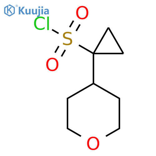 1-(oxan-4-yl)cyclopropane-1-sulfonyl chloride structure