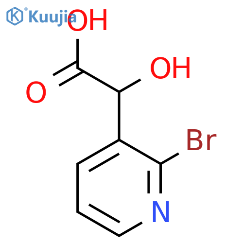 2-(2-bromopyridin-3-yl)-2-hydroxyacetic acid structure