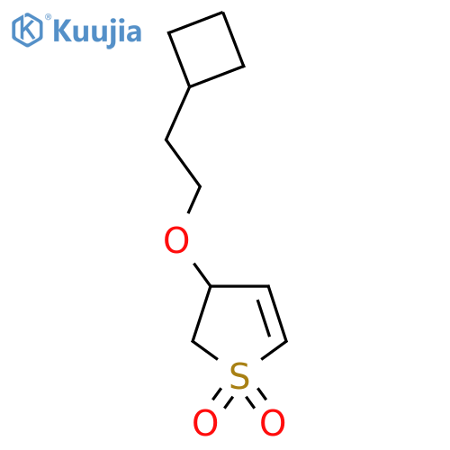 3-(2-cyclobutylethoxy)-2,3-dihydro-1lambda6-thiophene-1,1-dione structure