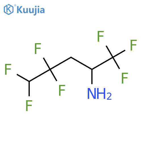 1,1,1,4,4,5,5-heptafluoropentan-2-amine structure