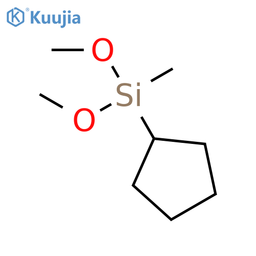 cyclopentyl-dimethoxy-methyl-silane structure