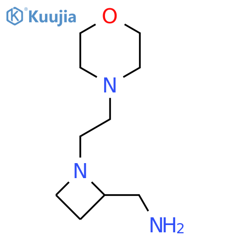 {1-2-(morpholin-4-yl)ethylazetidin-2-yl}methanamine structure