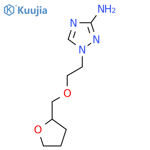 1-{2-(oxolan-2-yl)methoxyethyl}-1H-1,2,4-triazol-3-amine structure