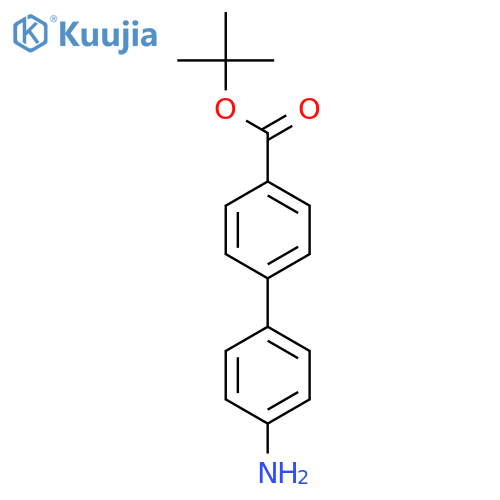 [1,1'-Biphenyl]-4-carboxylic acid, 4'-amino-, 1,1-dimethylethyl ester structure