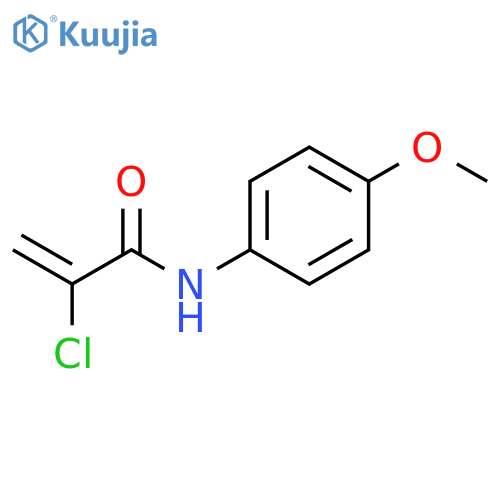 2-chloro-N-(4-methoxyphenyl)prop-2-enamide structure
