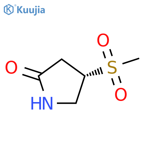 (4S)-4-methanesulfonylpyrrolidin-2-one structure