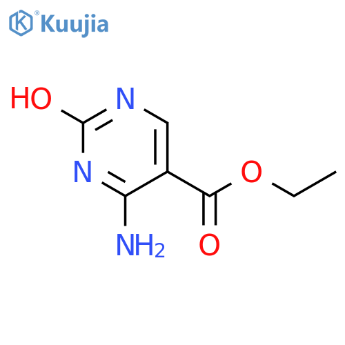 ethyl 6-amino-2-oxo-1,2-dihydropyrimidine-5-carboxylate structure