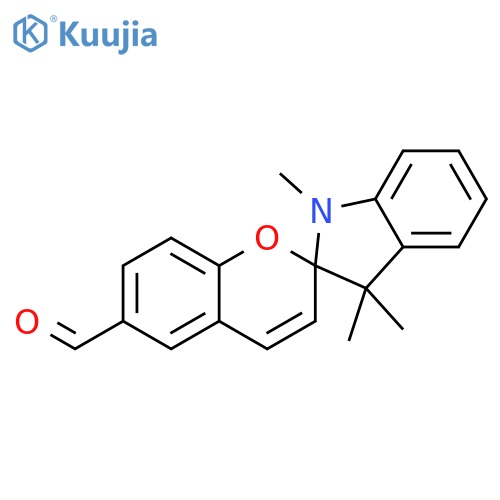 Spiro[2H-1-benzopyran-2,2'-[2H]indole]-6-carboxaldehyde, 1',3'-dihydro-1',3',3'-trimethyl- structure