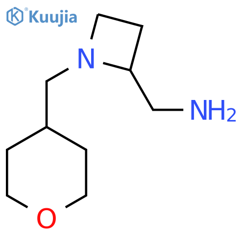 {1-(oxan-4-yl)methylazetidin-2-yl}methanamine structure