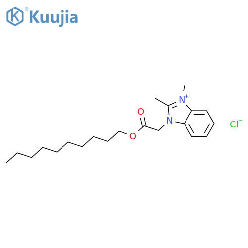 1-(2-(Decyloxy)-2-oxoethyl)-2,3-dimethyl-1H-benzo[d]imidazol-3-ium chloride structure