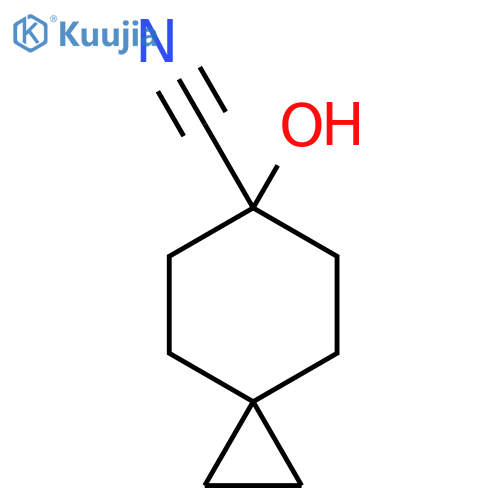 6-Hydroxyspiro[2.5]octane-6-carbonitrile structure