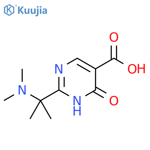 5-Pyrimidinecarboxylic acid, 2-[1-(dimethylamino)-1-methylethyl]-1,6-dihydro-6-oxo- structure