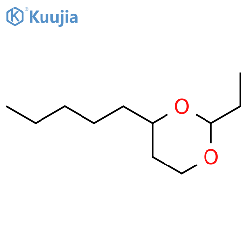 1,3-Dioxane, 2-ethyl-4-pentyl- structure