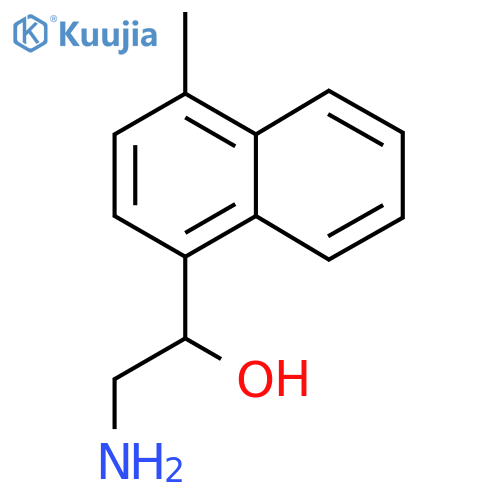 2-amino-1-(4-methylnaphthalen-1-yl)ethan-1-ol structure