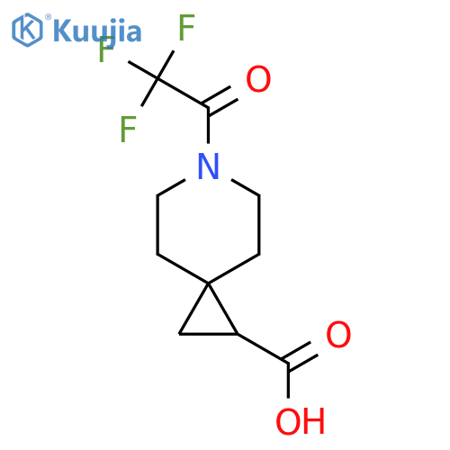 6-(Trifluoroacetyl)-6-azaspiro[2.5]octane-1-carboxylic acid structure