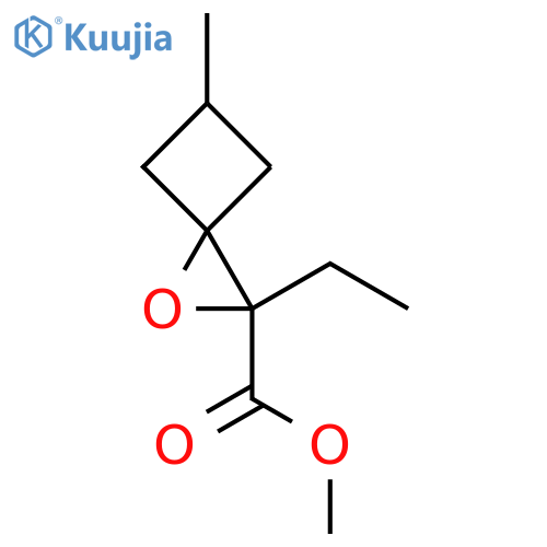 Methyl 2-ethyl-5-methyl-1-oxaspiro[2.3]hexane-2-carboxylate structure