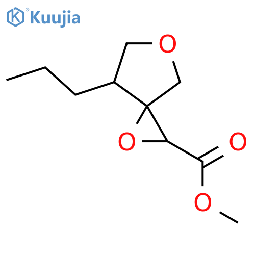 Methyl 7-propyl-1,5-dioxaspiro[2.4]heptane-2-carboxylate structure