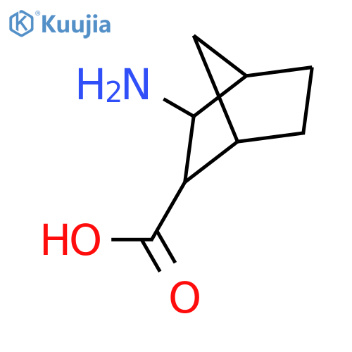 Bicyclo[2.2.1]heptane-2-carboxylic acid, 3-amino-, (1R,2S,3R,4S)- (9CI) structure