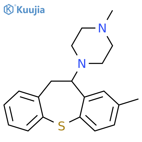 Piperazine, 1-(10,11-dihydro-8-methyldibenzo[b,f]thiepin-10-yl)-4-methyl- structure