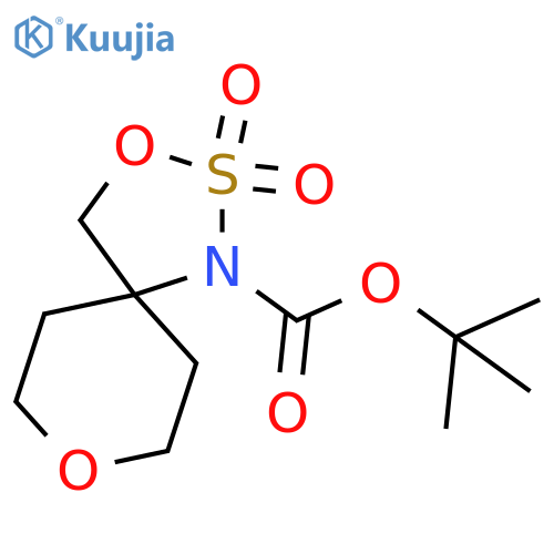tert-Butyl 2,2-dioxo-3,8-dioxa-2λ-thia-1-azaspiro[4.5]decane-1-carboxylate structure