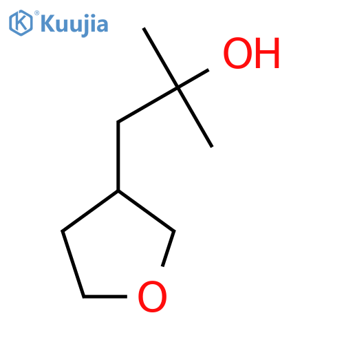 2-methyl-1-(oxolan-3-yl)propan-2-ol structure